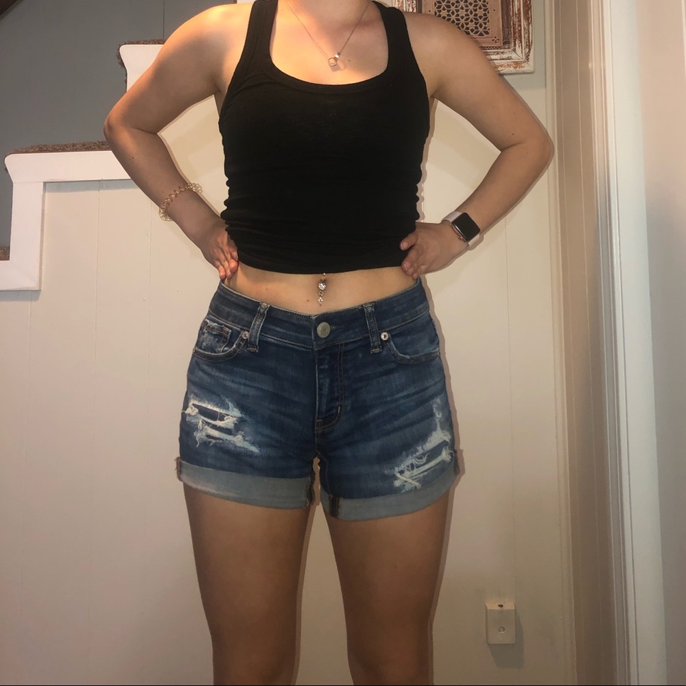 Ripped super super stretch shorts